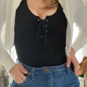 short sleeve one piece top